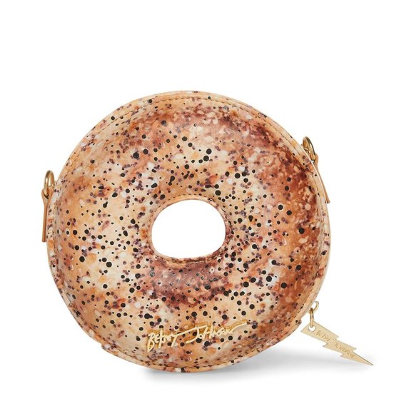 Betsey Johnson Kitsch I'm Everything Bagel Crossbody Bag BJ32970N NEW SEALED - Picture 6 of 15